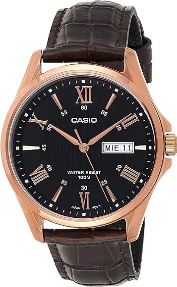 Reloj Casio MTP-1384L-1AV analogico con correa de piel