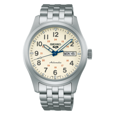 Reloj automático hombre Seiko 5 Sports Field SRPK41 Limited Seiko Watchmaking 110th Anniversary 39.4mm 100m WR correa de acero