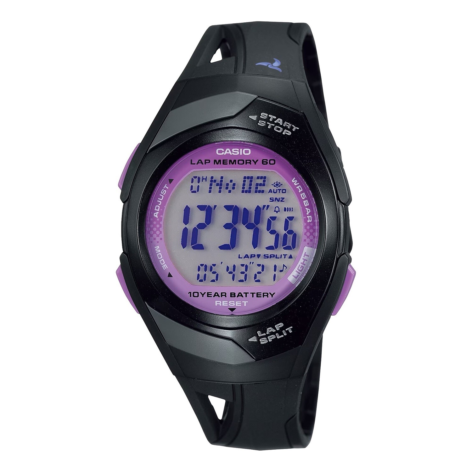 reloj deportivo mujer Casio STR-300-1C 50m WR 60 Lap Memory 10