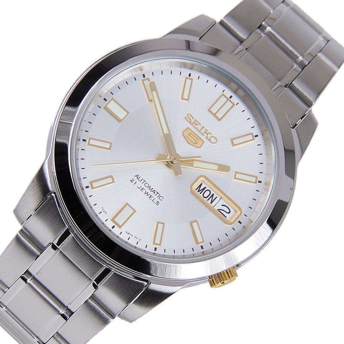 Seiko 5 SNKK09K1 39.5mm 30m WR automatic men’s watch stainless steel bracelet