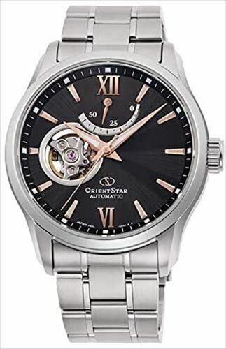 Orient Star Contemporary Semi-Skeleton automatic men&#39;s watch RK-AT0009N JDM 39.3MM 100m WR sapphire crystal sapphire crystal steel strap JDM (Japanese domestic market)