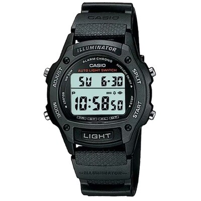 ​reloj deportivo digital hombre Casio W93H-1AV 36.6mm 50m WR Illuminator Auto Light Switch correa de silicona