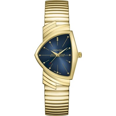Hamilton VENTURA Quartz men&#39;s watch | 32,3mm x 50,3mm H24301141 50m WR steel strap