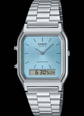 reloj deportivo hombre Casio W219HB-5AV 47.1MM 7 años batería 50m
