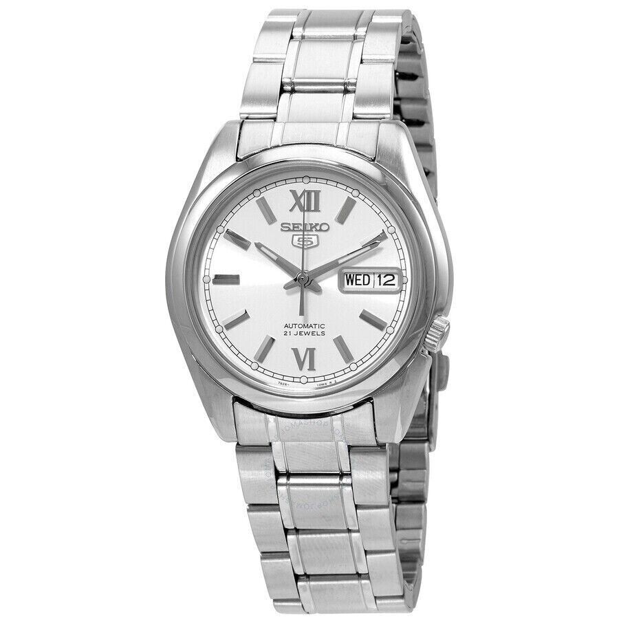 automatic men&#39;s watch Seiko 5 SNKL51K1 38mm steel strap