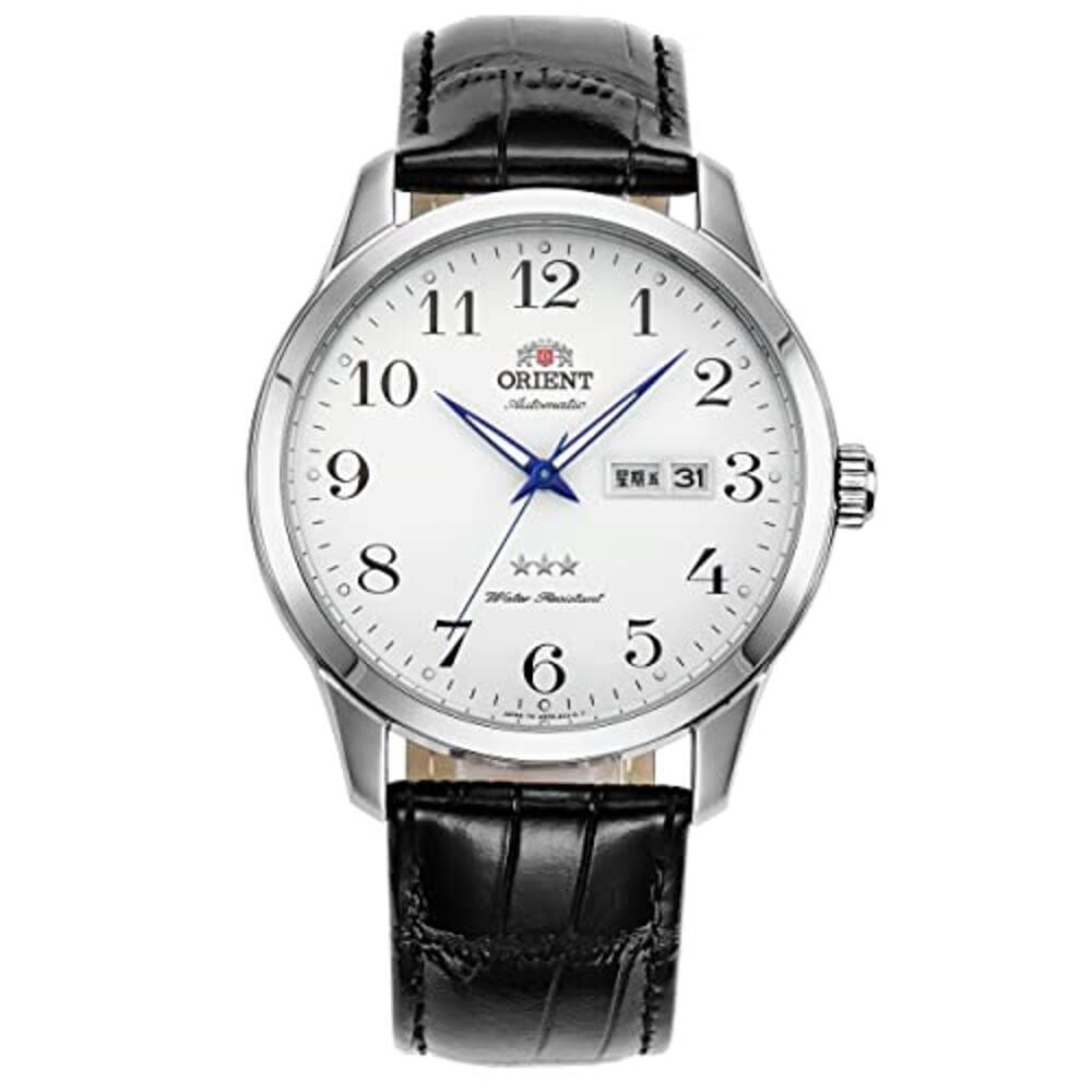 automatic men&#39;s watch Orient 3 Star RA-AB0004S 42mm leather strap