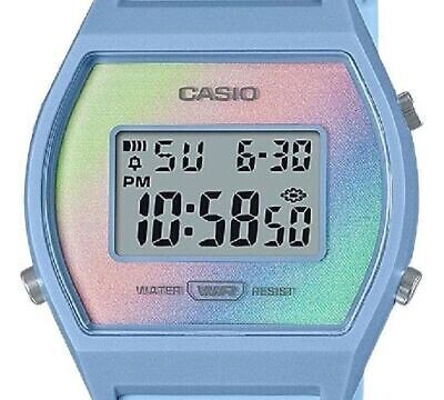 Reloj Casio digital lw-205h-2a con luz, cronometro y alarma