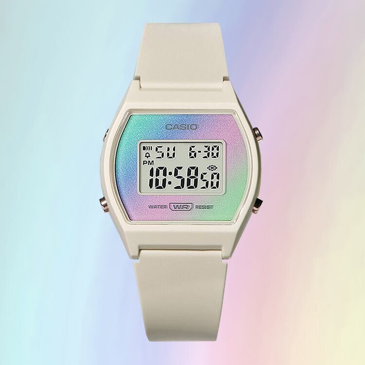 Reloj Casio digital lw-205h-8a con luz, cronometro y alarma