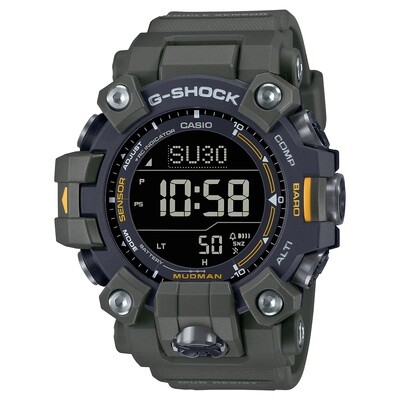 ​reloj deportivo hombre Casio G-Shock Mudman Master of G GW-9500-3 200m WR resistente a los golpes Barómetro Brújula digital
