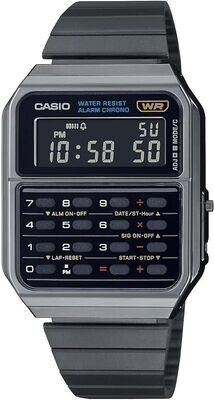 Reloj Casio calculadora ca-500wegg-1b correa de acero inoxidable