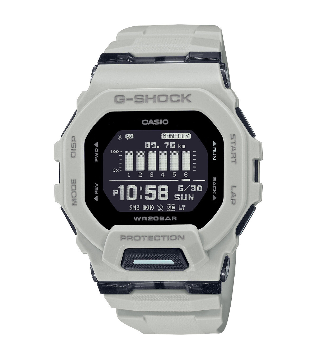 ​reloj deportivo Bluetooth hombre Casio G-Shock G-Squad GBD-200UU-9 200m WR Smartphone Link resistente a los golpes Hora Mundial Modo Avión