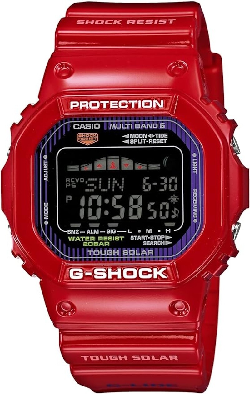 Casio G-Shock G-Lide GWX-5600C-4JF JDM 200M WR Radio-controlled solar man watch Casio G-Shock G-Lide GWX-5600C-4JF Multiband 6 Tough Solar shock-resistant Tide Graph JDM (Japanese domestic market)