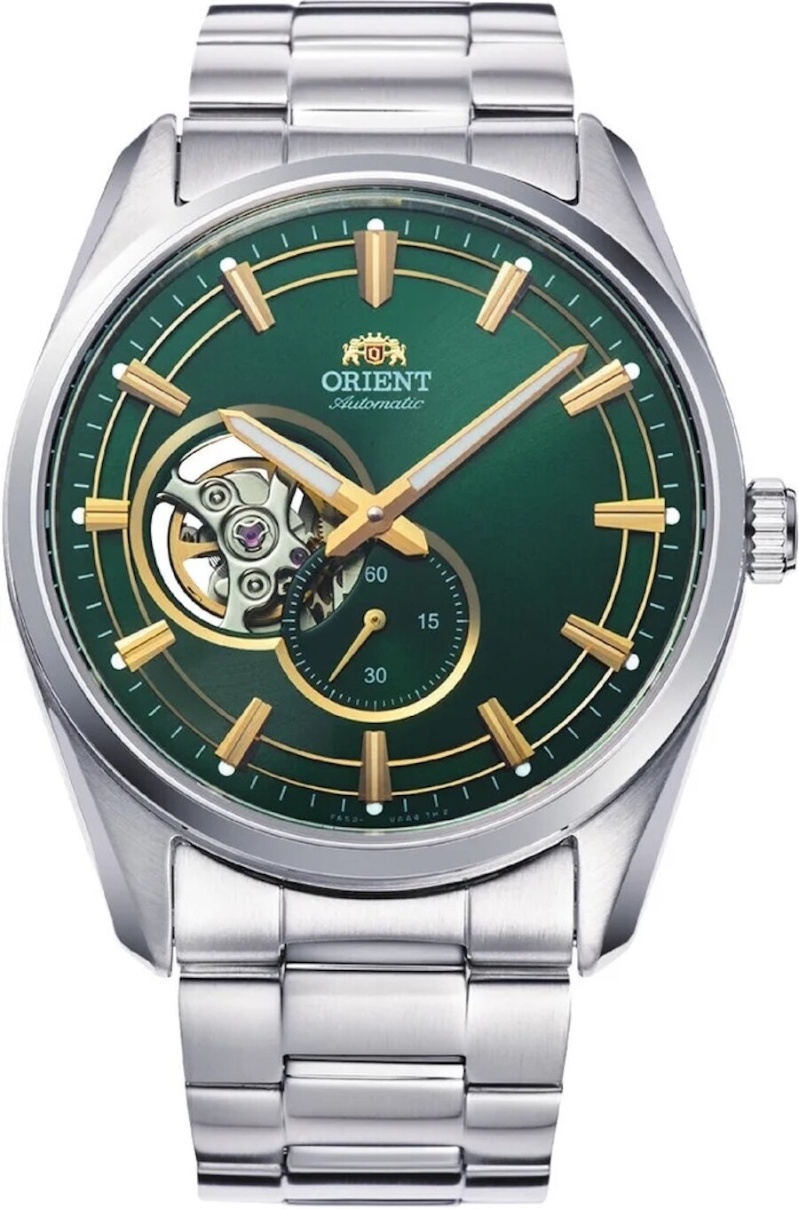 Orient Contemporary Semi-Skeleton RN-AR0008E Automatic Men&#39;s Watch JDM 40.8mm 50m WR Sapphire Crystal Steel Strap JDM (Japanese Domestic Market)