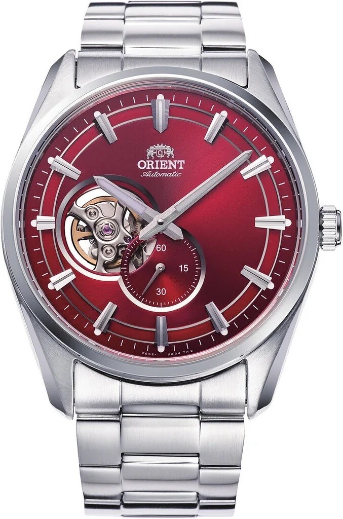 Orient Contemporary Semi-Skeleton Automatic Men&#39;s Watch RN-AR0010R​ JDM 40.8mm 50m WR sapphire crystal sapphire crystal steel strap Japan Domestic Market