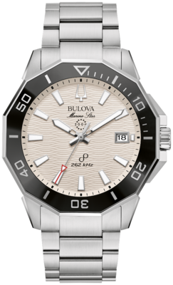 men&#39;s sports watch Bulova Marine Star Precisionist 96B426 43mm 262Hz 200m WR sapphire crystal sapphire crystal steel band