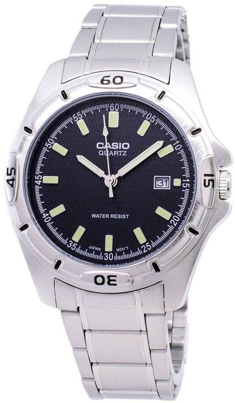 Reloj Casio analógico Casio Enticer Mtp-1244d-8a correa acero inoxidable