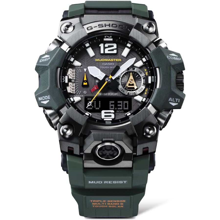 Casio G-Shock Master of G Mudmaster GWG-B1000-3AJF JDM 200M WR 52.1mm Carbon Core Guard Smartphone Link Blueetooth SMartlink mud resistant JDM (Japanese domestic market) solar radio controlled man&#39;s watch