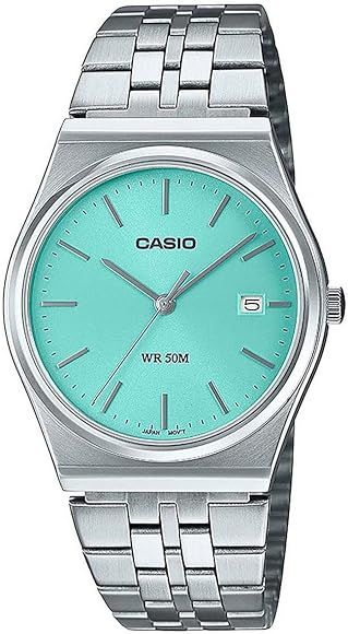 Casio watch mtp-b145d-2a1 stainless steel strap water resist 50m