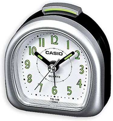 Despertador Casio Tq-148-8e Despertador Alarma Diaria y Pantalla de Neón