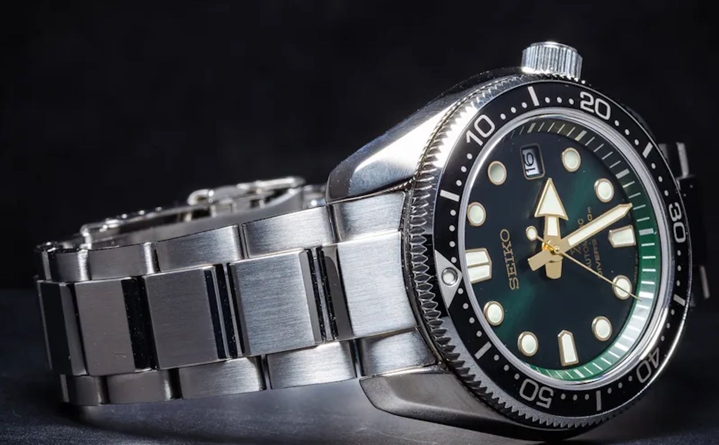 Seiko prospex dark green sunset hotsell