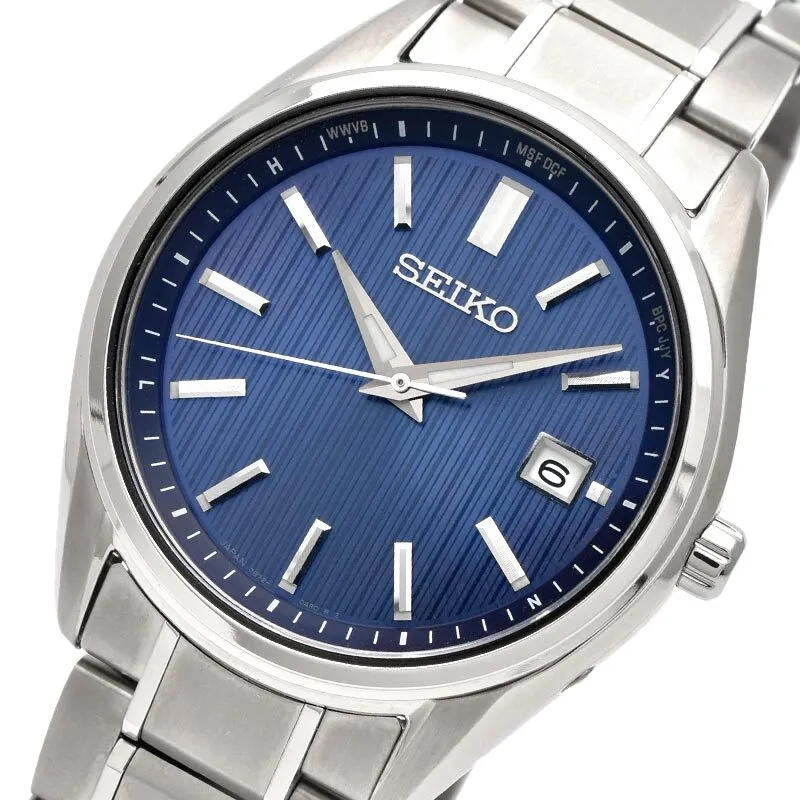 Seiko Selection SBTM339 JDM 39.5MM 100m WR solar radio-controlled titanium watch Seiko Selection SBTM343 JDM 39.5MM 100m WR super clear sapphire crystal JDM titanium strap (Japanese domestic market)
