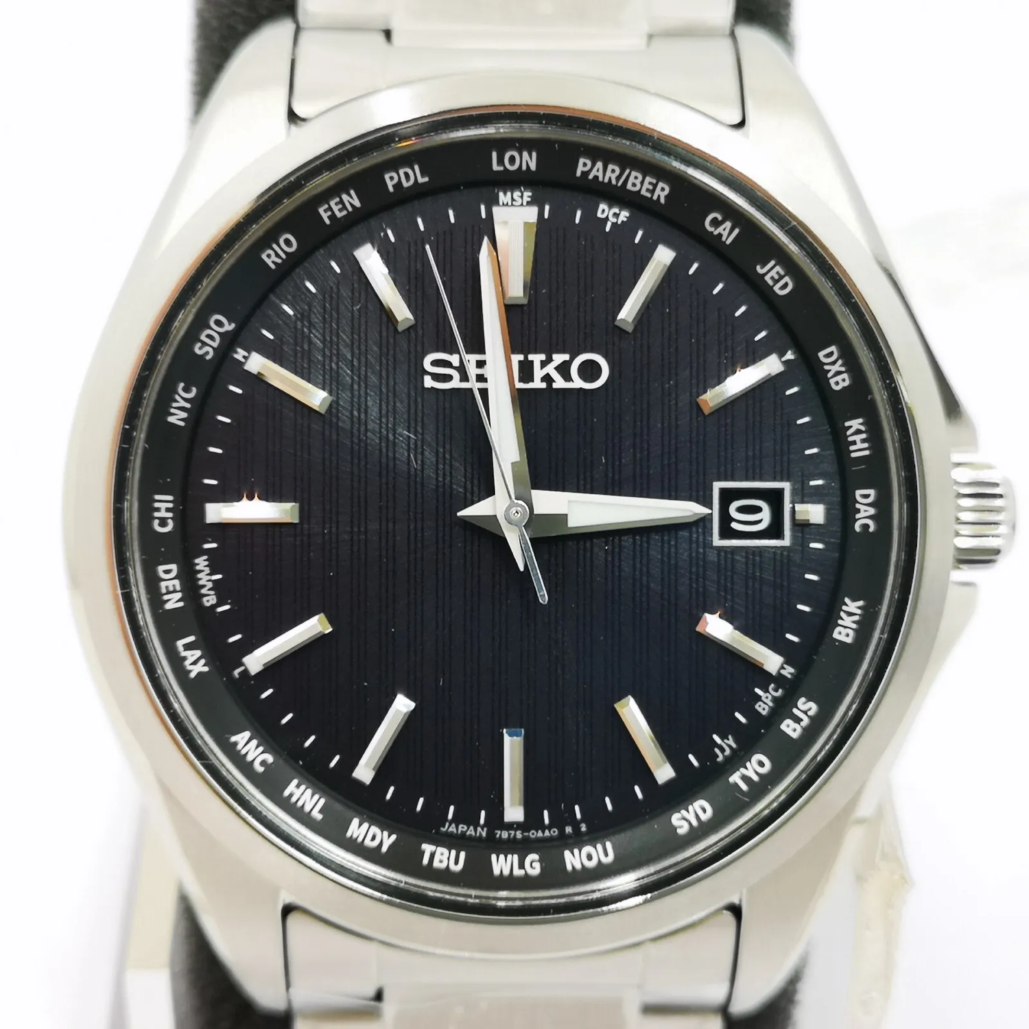 ​reloj radio-control titanio solar Seiko Selection SBTM291 JDM 39.5MM 100m WR cristal de zafiro correa de titanio JDM (Mercado interior japonés)