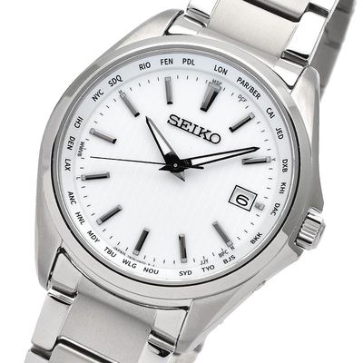 Seiko Selection SBTM287 Solar Radio Correction Titanium Watch