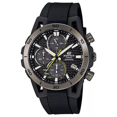 CASIO EDIFICE SUSPENSION BUILDING EFS-S640PB-1AJF JDM 44.5mm 100m WR steel and carbon steel case Power reserve indicator Anti-reflective sapphire crystal glass
