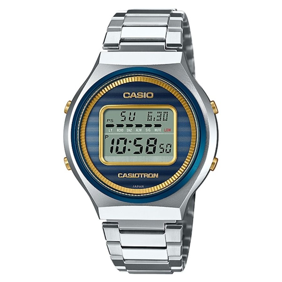 CASIO CLASSIC CASIOTRON CASIO WATCH 50TH ANNIVERSARY MODEL TRN-50SS-2AJR JDM 39.1mm steel strap 50m WR JDM (Japan domestic market)