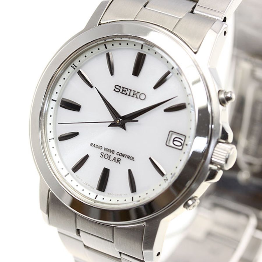 Solar radio-controlled watch Seiko Spirit SBTM167 JDM 37.6mm 100m WR sapphire crystal JDM (Japan domestic market) Made in Japan unisex