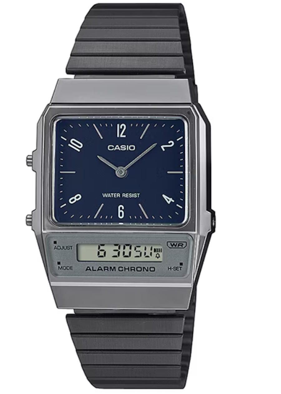 unisex watch Casio Classic  AQ-800EB-2AJF  JDM 32.1mm Dual time alarm chronograph JDM (Japan domestic market)