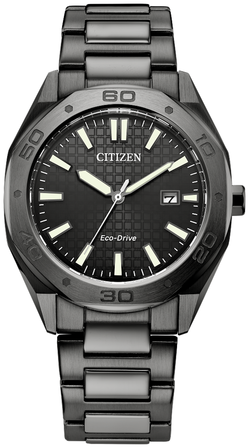 men&#39;s watch Citizen Weekender BM7637-81H 41mm 100m WR steel strap Eco-Drive movement (powered by solar energy or light)