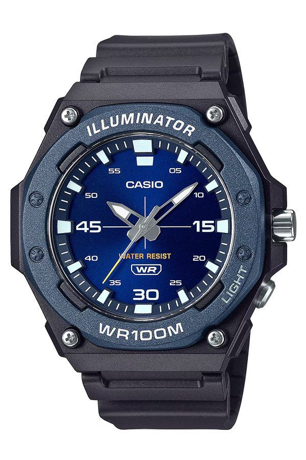 Casio Heavy-Duty men&#39;s sports watch  MW-620H-2A 48.1 mm 100m WR resin band