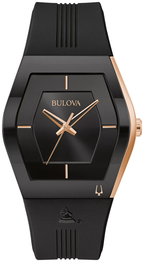 Men's Watch Bulova Latin Grammy 97A163 Special Edition Collection Gemini 40.5mm silicone strap