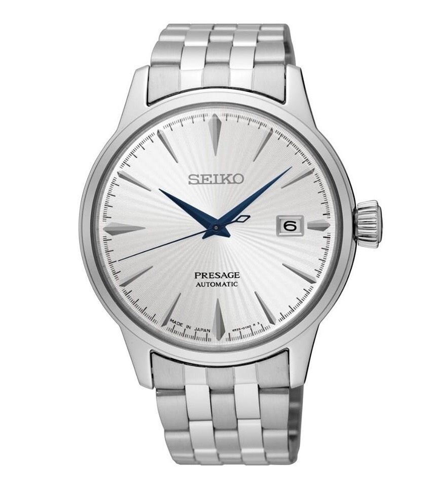 automatic men&#39;s watch Seiko Presage Cocktail Time SRPB77J1 40.5MM 50M WR Steel Strap Made in Japan