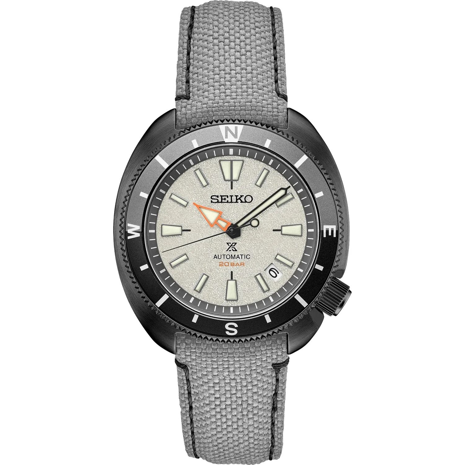 automatic men&#39;s watch Seiko Prospex Land Turtle SRPJ33 US Limited Edition 42.4mm 200m WR sapphire crystal sapphire crystal fabric and leather strap made in Japan