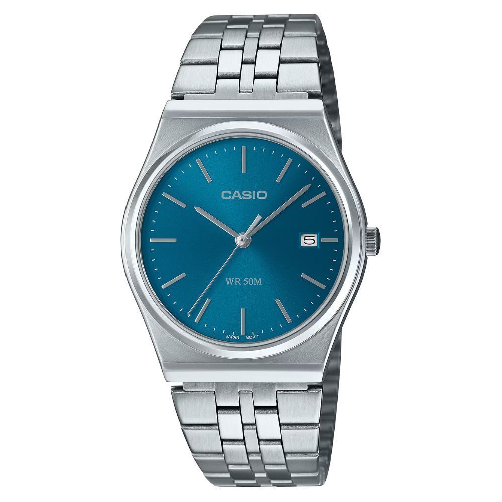Casio watch mtp-b145d-2a2 stainless steel strap water resist 50m