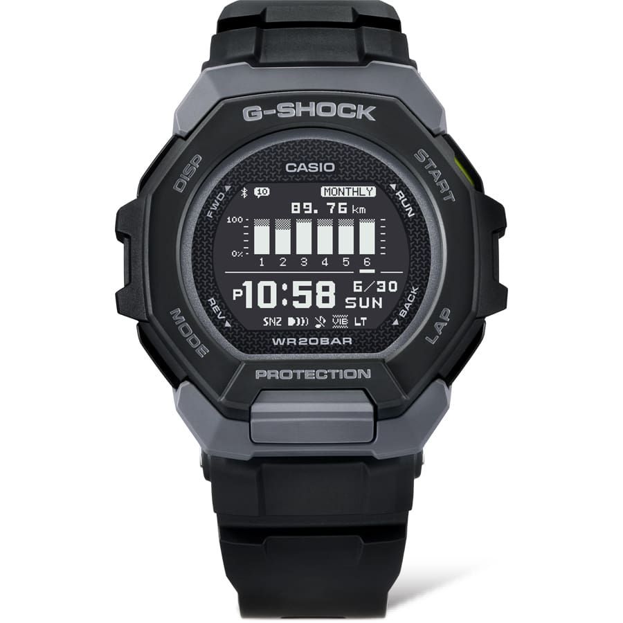 Casio G-Shock G-Squad GBD-300-1JF JDM 200m WR Lap Times Accelerometer JDM (Japanese domestic market) Smartlink cellphone