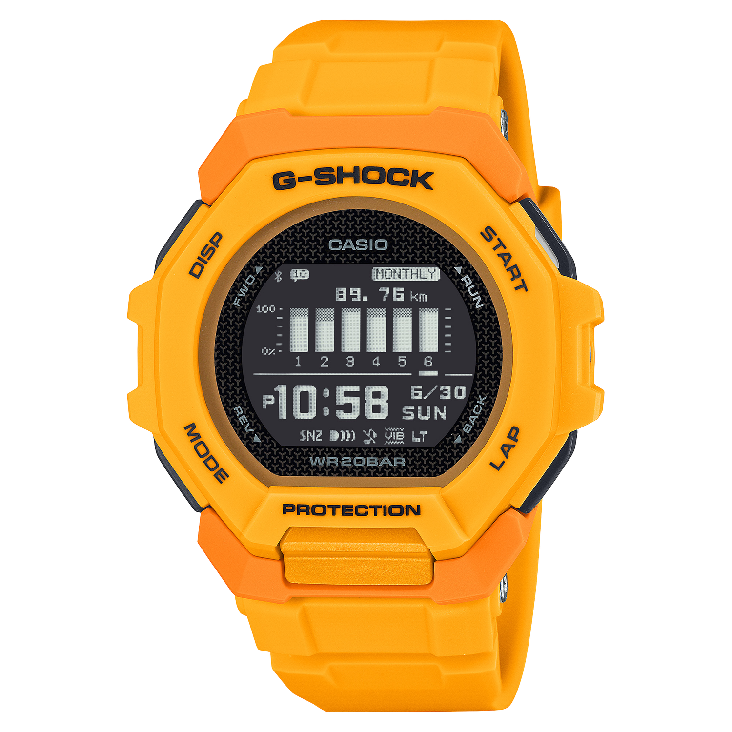 Casio G-Shock G-Squad GBD-300-9JF JDM 200m WR Lap Times Accelerometer JDM (Japanese domestic market) Smartlink Smartphone connection