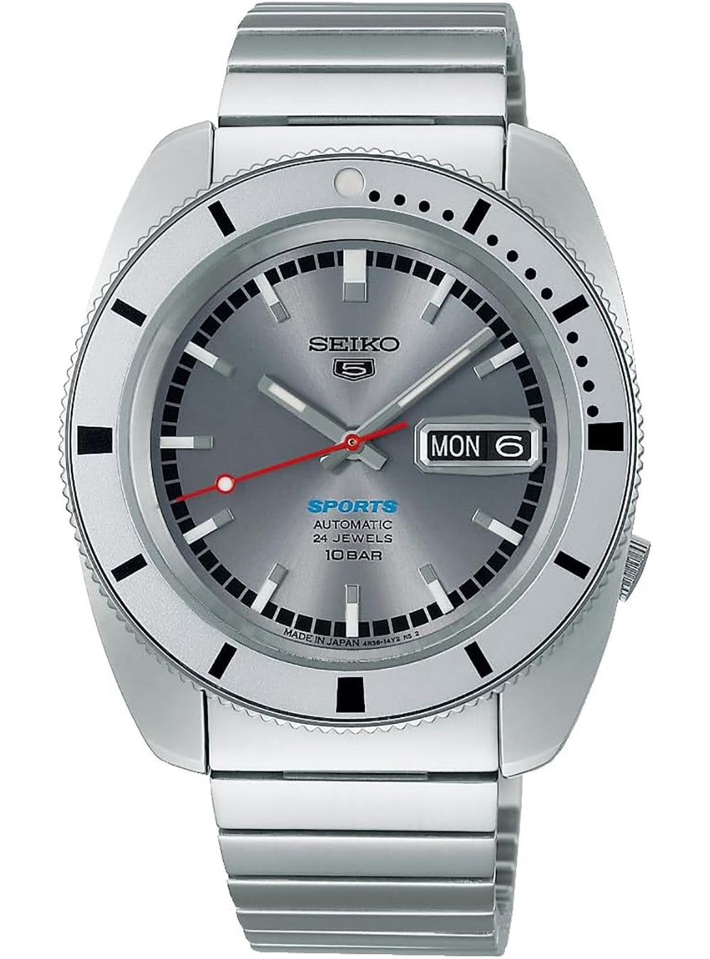 Seiko 5 Sports Heritage Design SBSA269 JDM Limited Edition 100m WR 38.5mm Made in Japan JDM (Japan Domestic Market) steel strap