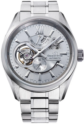 Orient Star Skeleton Contemporary men&#39;s automatic watch RE-AV0125S  41mm 100m WR sapphire crystal sapphire crystal stainless steel strap