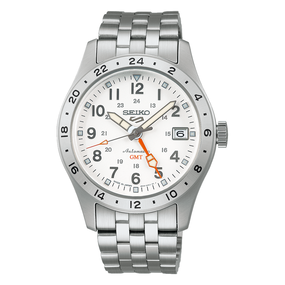 Seiko 5 Sports Field GMT SBSC009 JDM 39.4mm 100m WR Made in Japan JDM (Japanese domestic market) steel band