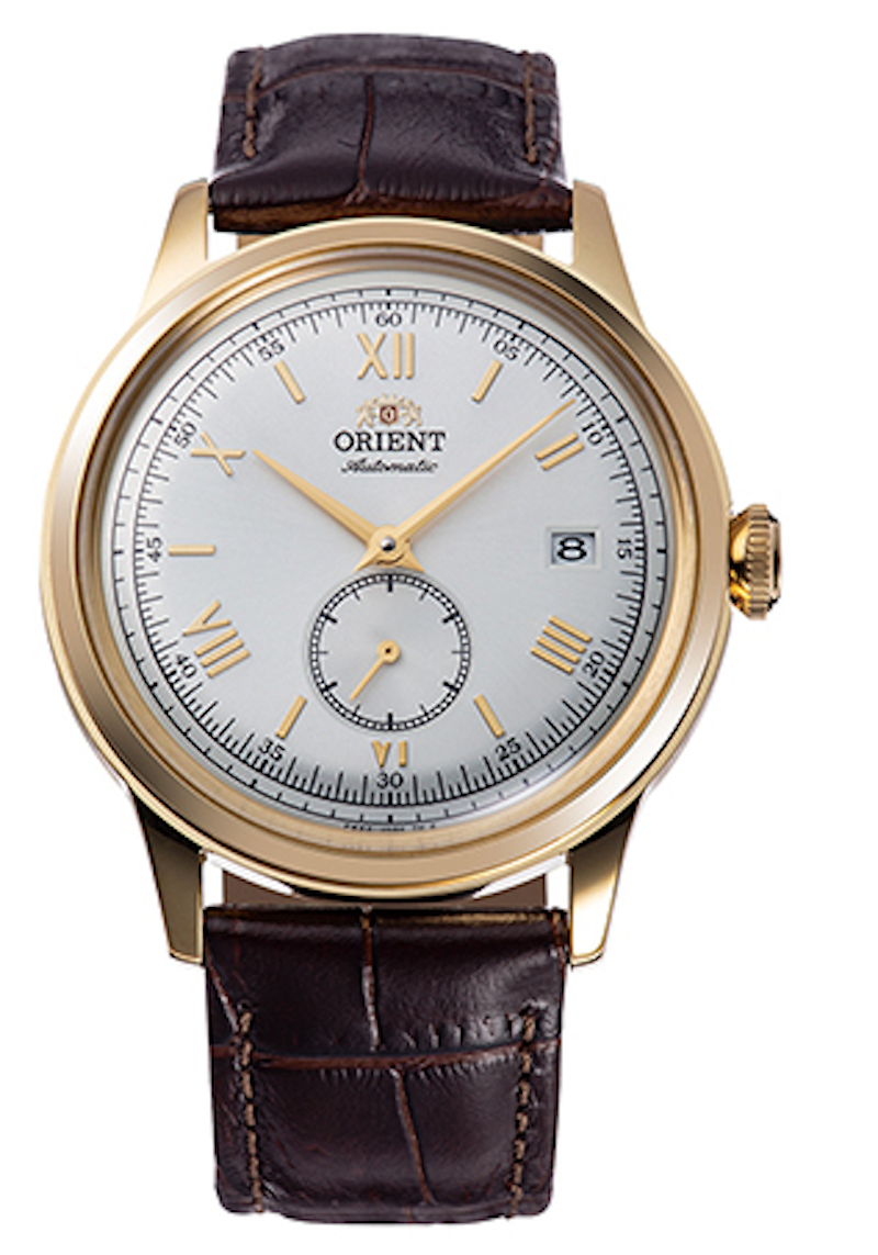 Orient Bambino Small Seconds men&#39;s automatic watch RA-AP0106S 38.4mm leather strap (accepts manual winding)