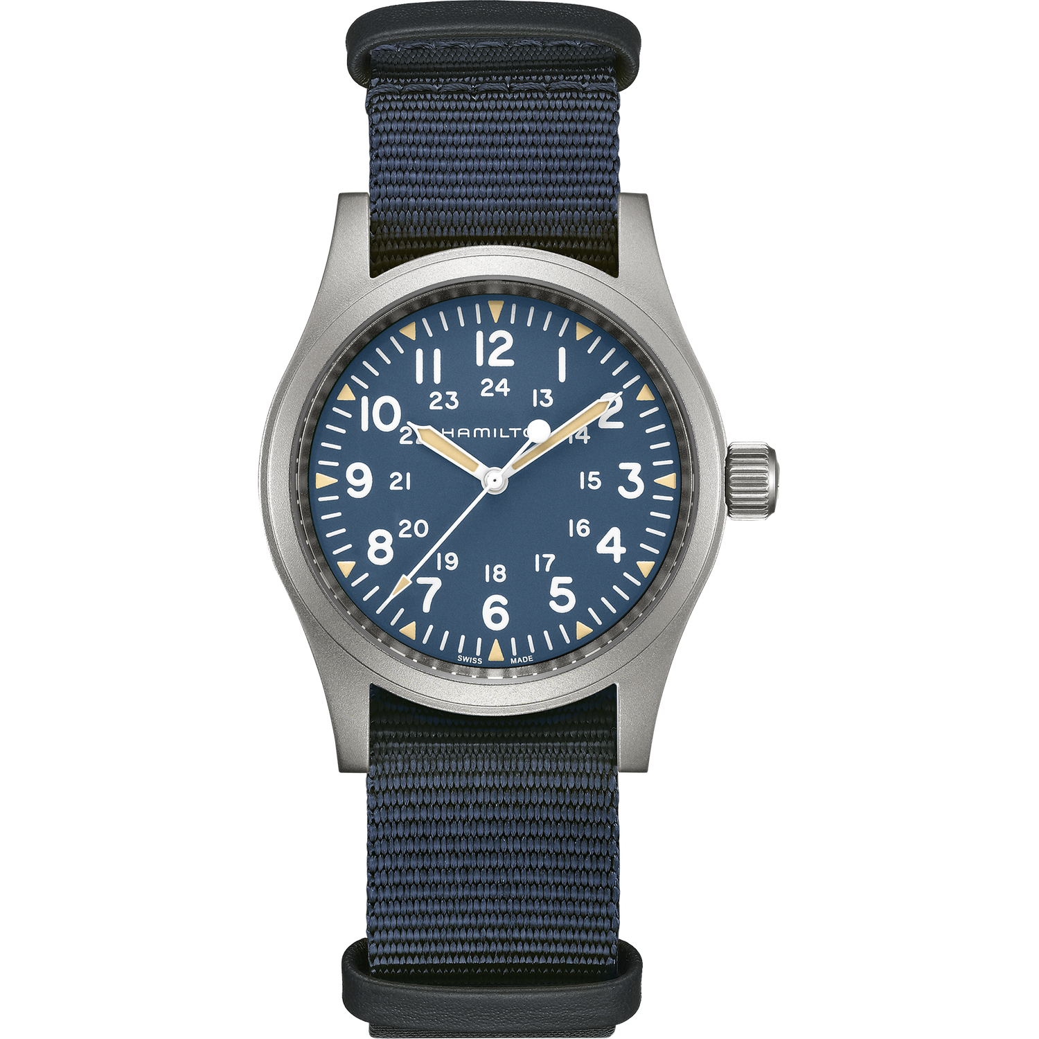 Hamilton Khaki Field Mechanical | 38mm | H69439940 80h power reserve sapphire crystal sapphire glass nylon strap