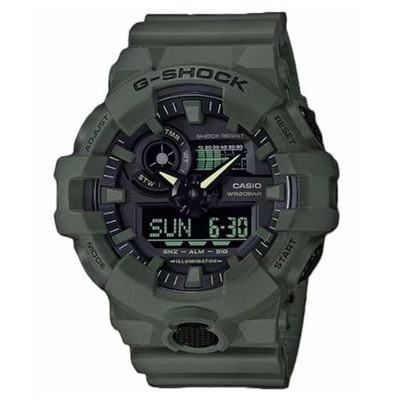 Casio G-Shock Analog / Digital GA-700UC-3A 53.4mm 200m WR shock resistant silicone strap