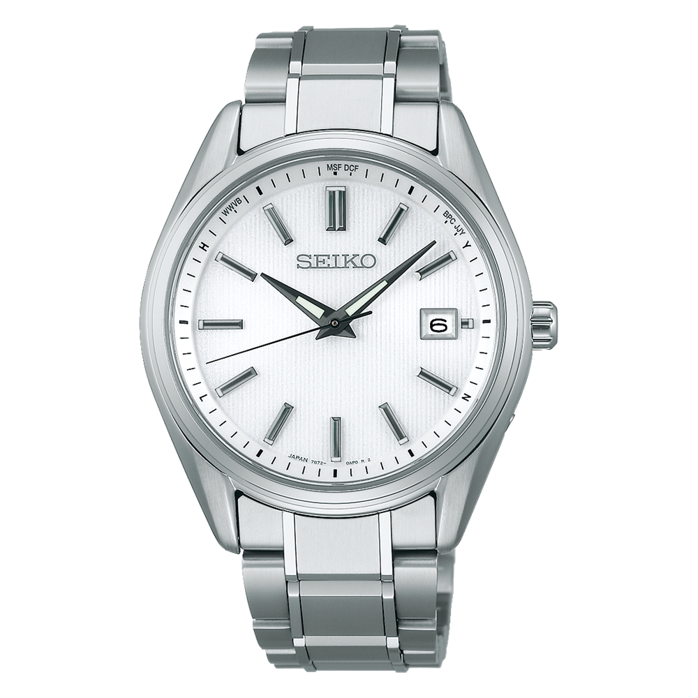 Seiko Selection SBTM337 JDM 39.5mm 100m WR sapphire crystal case and strap Titanium radio-controlled solar watch Titanium JDM (Japan domestic market) Made in Japan