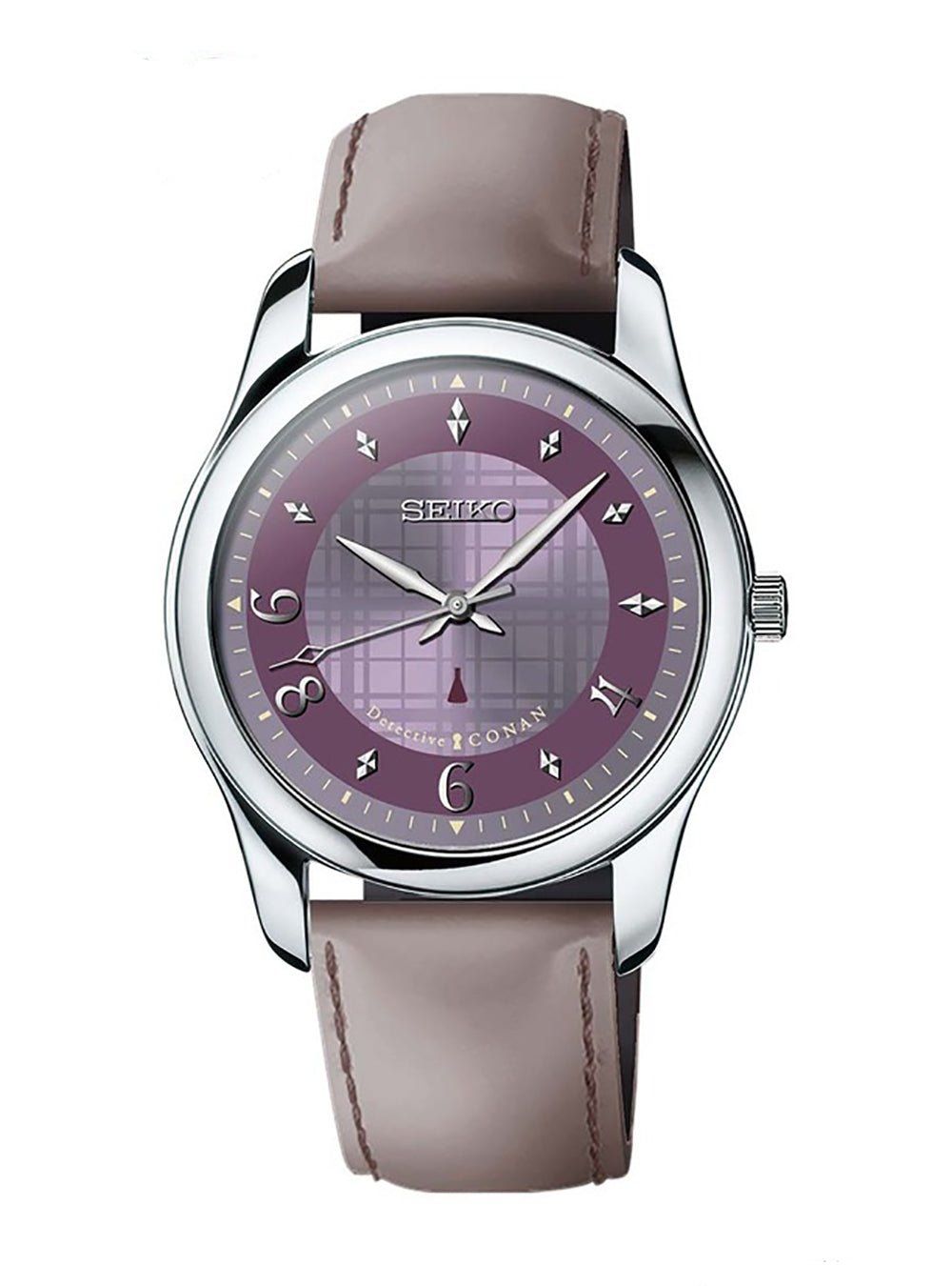 unisex watch Seiko DETECTIVE CONAN Ai Haibara × SEIKO COLLABORATION WATCH MADE IN JAPAN LIMITED EDITION 35mm leather strap Made in Japan JDM (Japan domestic market)