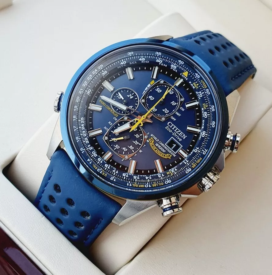 Citizen Blue Angels World Chronograph Citizen 8020 Radiocontrol