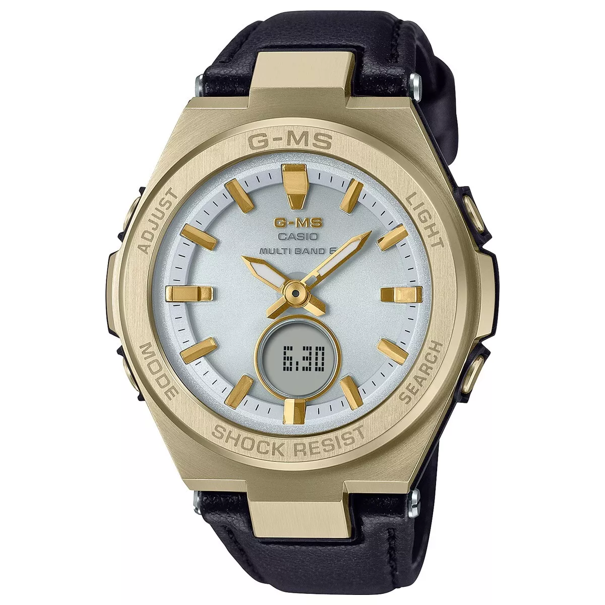 Casio Radio-control solar powered Baby-G MSG-W200RL-1AJF JDM 47.5 × 38.4 × 12.3 mm 100M WR World Time JDM (Japanese domestic market) resin strap