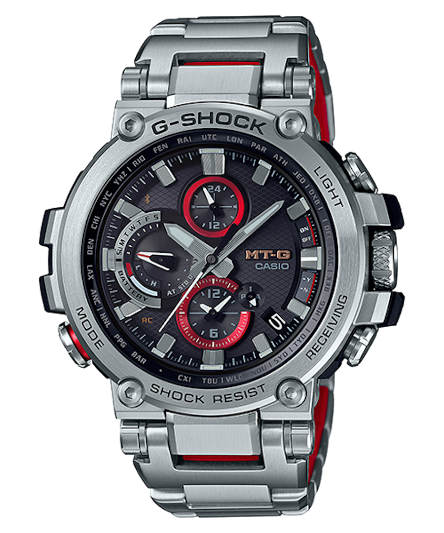 ​reloj radio-control solar Bluetooth hombre Casio G-Shock Tough Solar  MTG-B1000D-1AJF JDM 200m WR Triple G (resistente a los golpes, fuerza centrífuga y vibraciones) Hecho en Japón JDM (mercado inter